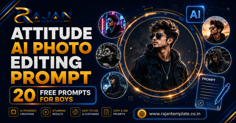 Attitude AI Photo Editing Prompt 20 Free Prompts for Boys