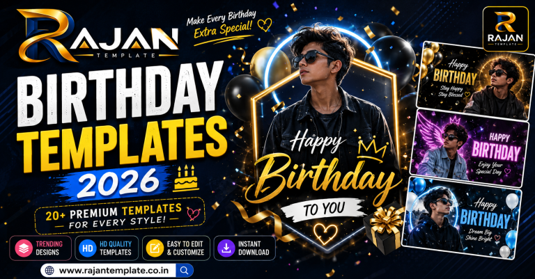Birthday Templates 2026 30 Photo, Video & Story Editing Ideas