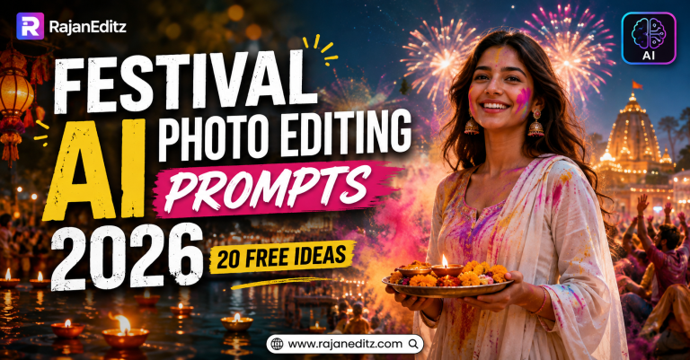 Festival AI Photo Editing Prompts 2026: 20 Free Ideas
