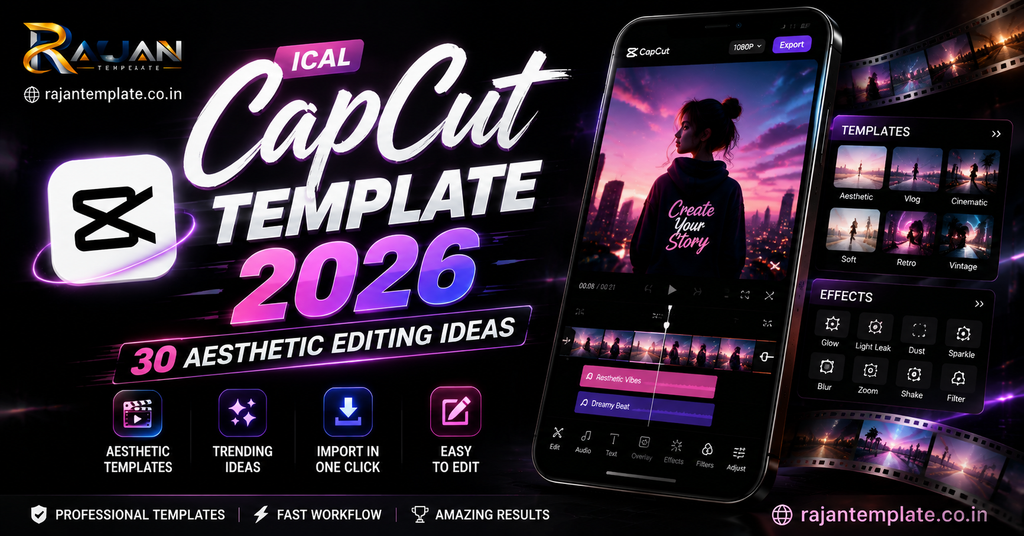 ICAL CapCut Template 2026 30 Aesthetic Editing Ideas