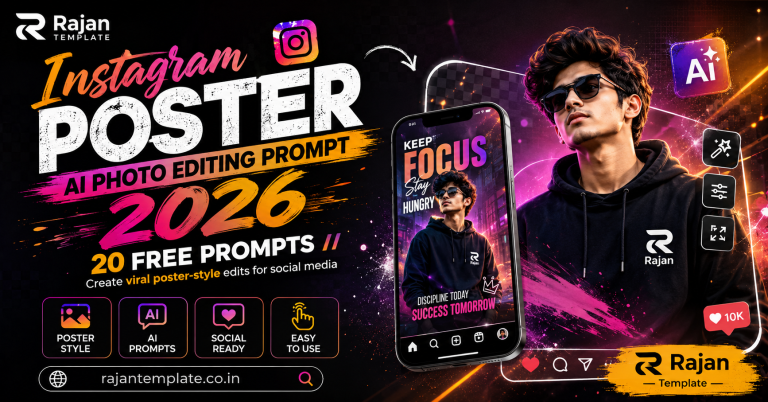 Instagram Poster AI Photo Editing Prompt 2026 20 Free Prompts
