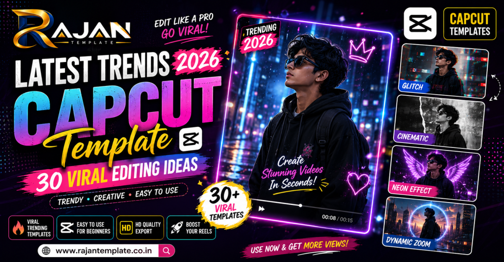 Latest Trends 2026 CapCut Template 30 Viral Editing Ideas