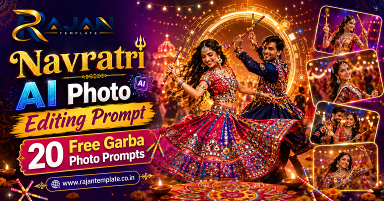 Navratri AI Photo Editing Prompt 20 Free Garba Photo Prompts