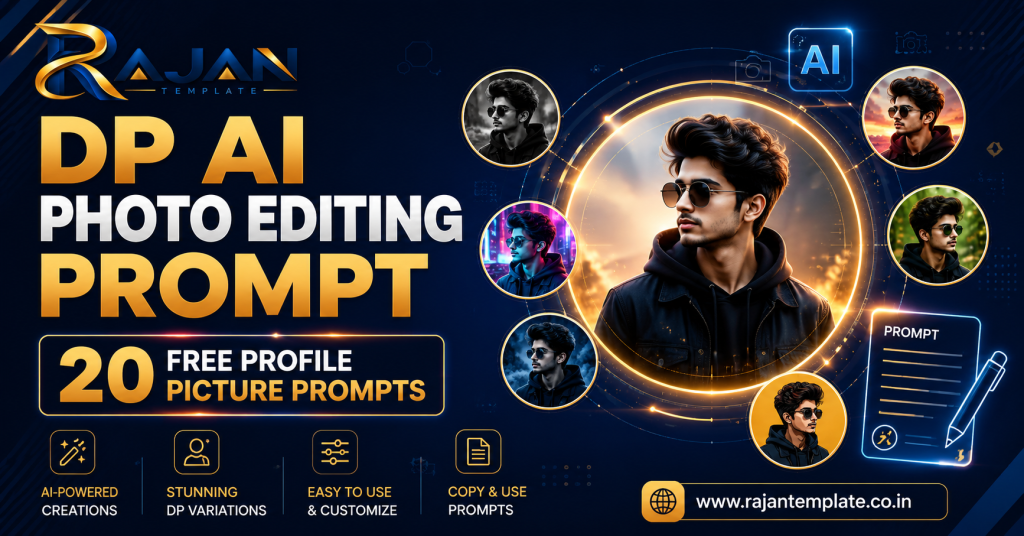 Profile Picture AI Photo Editing Prompt 2026: 20 Free Copy-Paste Prompts