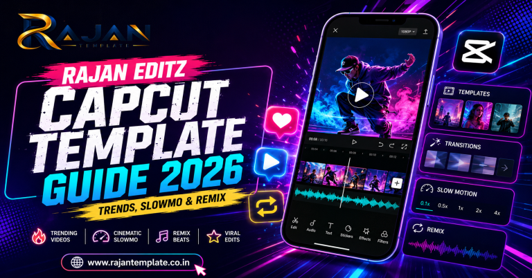 Rajan Editz CapCut Template Guide 2026 Trends, Slowmo & Remix
