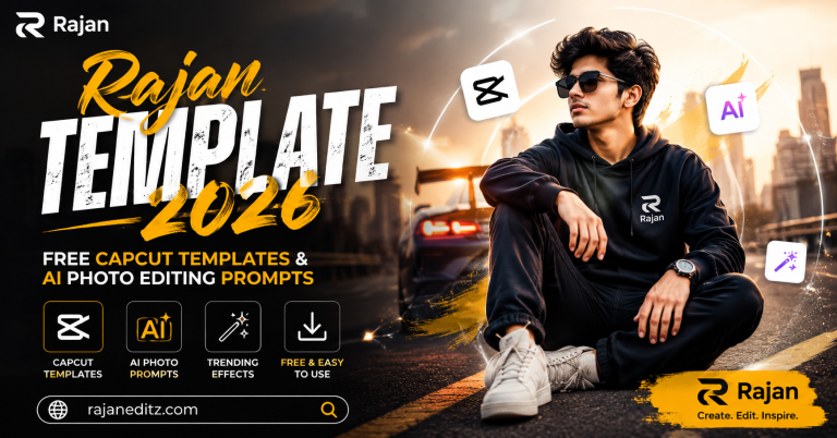 Rajan Template 2026 Free CapCut Templates & AI Photo Editing Prompts