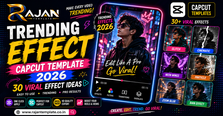 Trending Effect CapCut Template 2026 30 Viral Effect Ideas