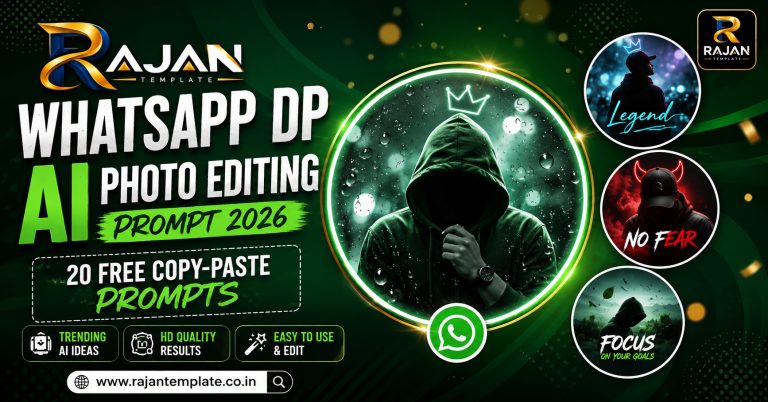 WhatsApp DP AI Photo Editing Prompt 2026 2026 20 Free Copy-Paste Prompts