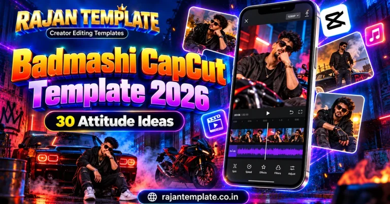 Badmashi CapCut Template for Boys 2026: 30 Attitude Ideas