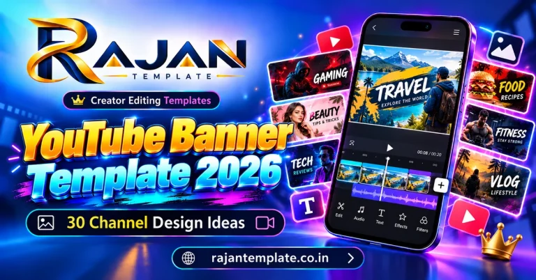 YouTube Banner Template 2026: 30 Channel Design Ideas