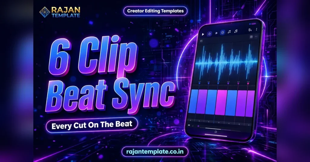 CapCut 6 Clip Beat Sync Template: Fast and Clean Editing Guide (TUTORIAL)