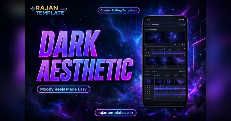 CapCut Dark Aesthetic Template: Moody Reels and Photo Effects (TUTORIAL)
