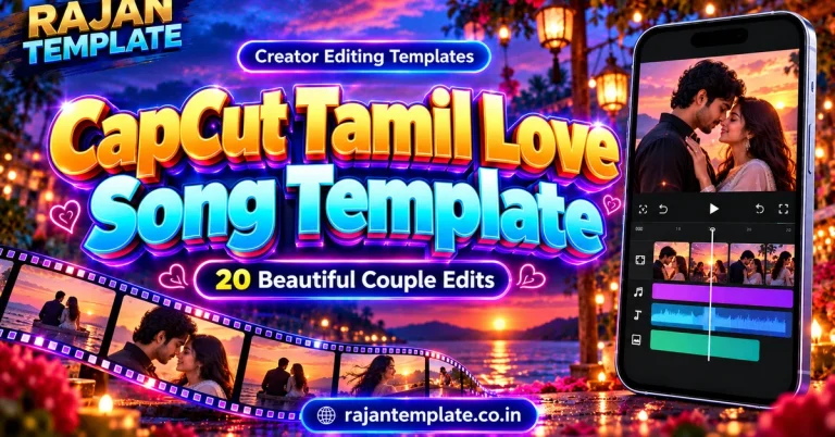 CapCut Tamil Love Song Template: 20 Beautiful Couple Edits
