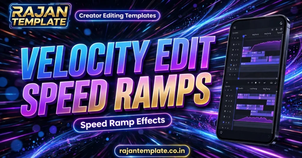 CapCut Velocity Edit Template: Speed Ramp Effects Explained