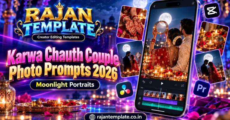 Karwa Chauth Couple Photo Editing Prompts 2026: Moonlight Portraits