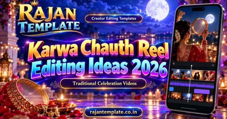 Karwa Chauth Reel Editing Ideas 2026: Traditional Celebration Videos